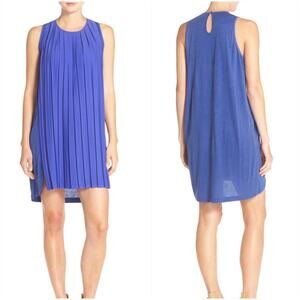 French Connection Polly Pleated Shift Dress